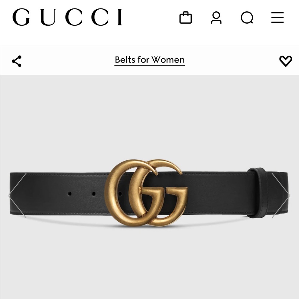 Women’s Double G Gucci Belt